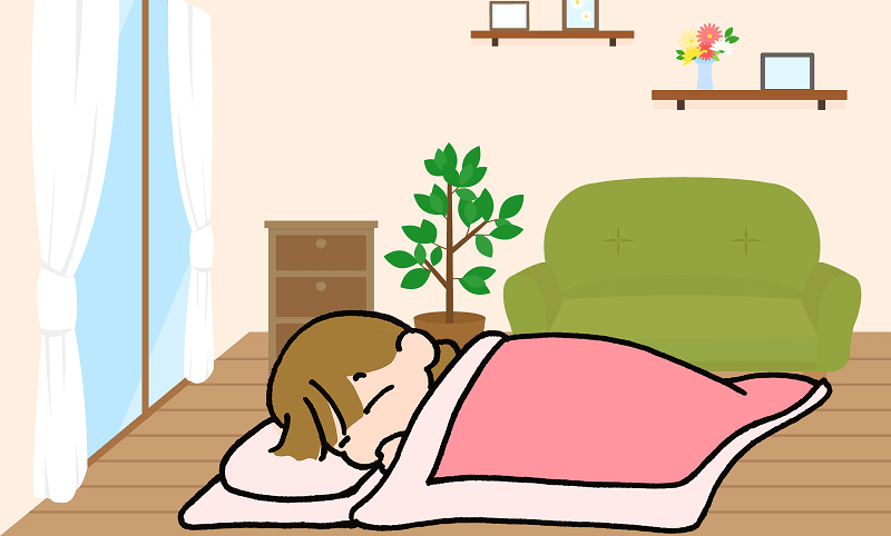 洋室（フローリング）で布団で寝る理想的な8つの方法と状況別の対応表