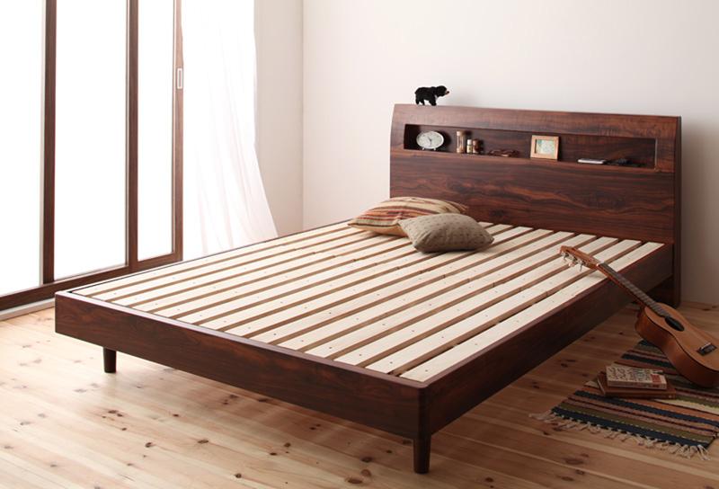しっとり温かみのある北欧デザインすのこベッド
