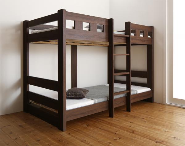 耐震性能の高い小さめ二段ベッド